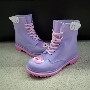 Unicorn rubber rainboots